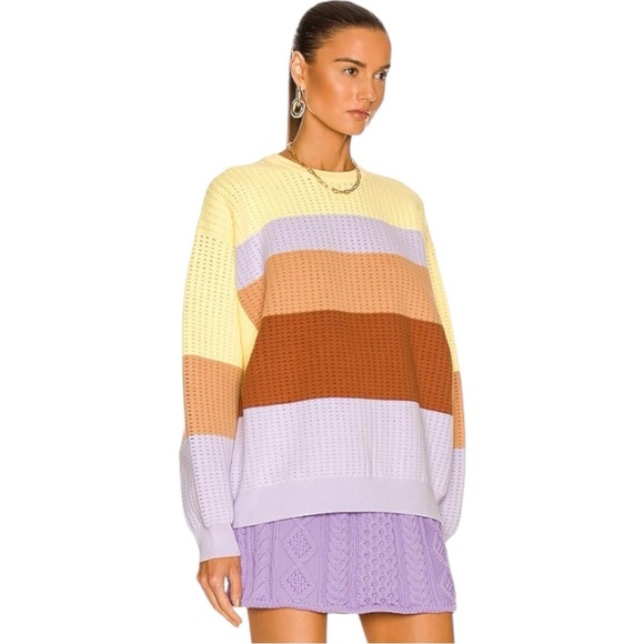 AKNVAS Cruz Sweater Retails $495 Size XS Color: Sun - Picture 2 of 13